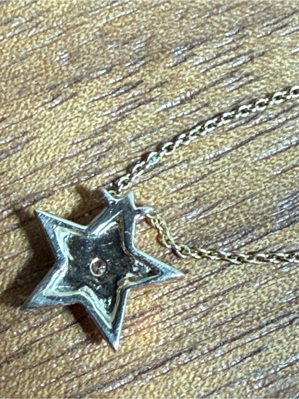 Dana Rebecca Designs Gold Fluted Star Necklace with Diamond - Picture 8 of 8